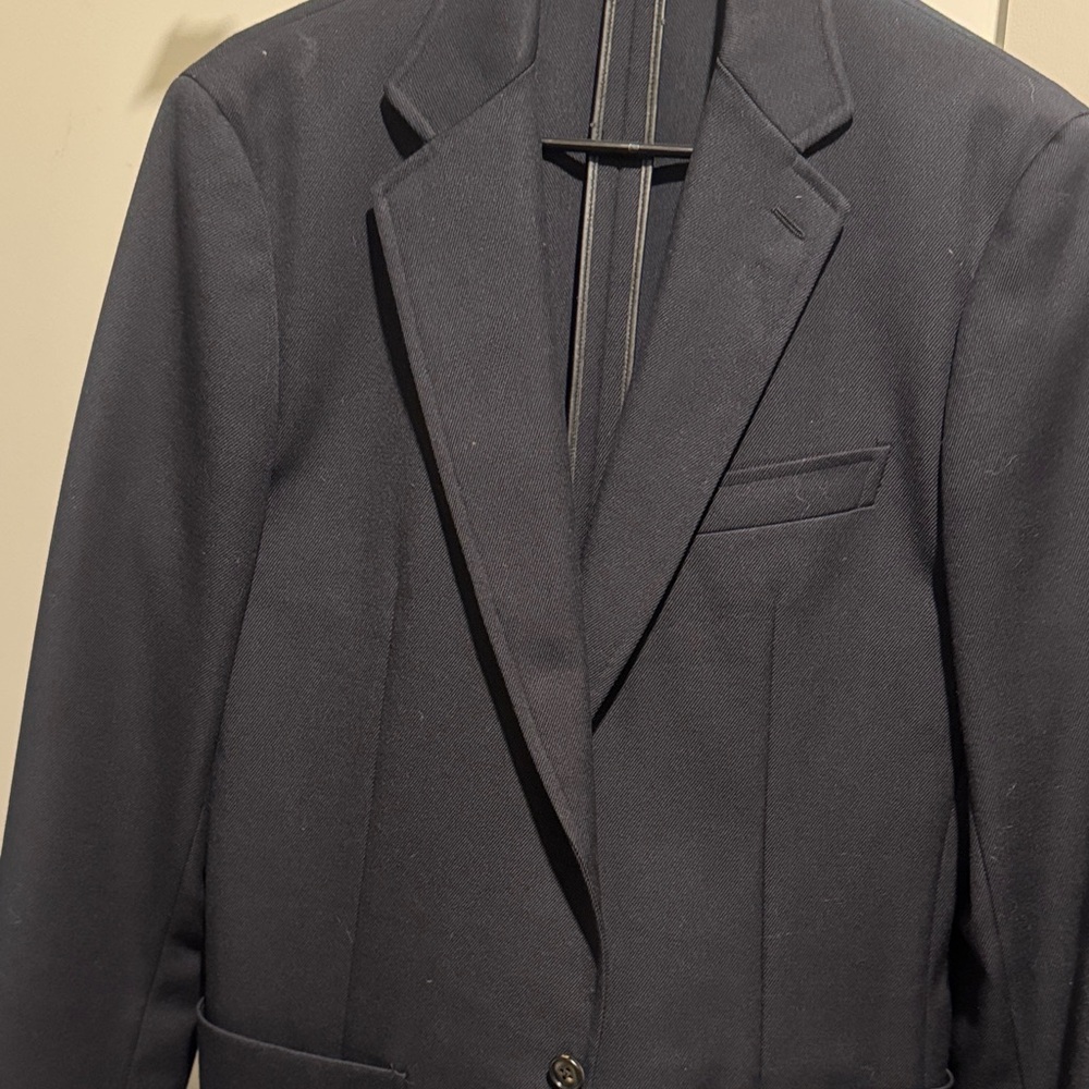Hermes Elegant Dark Gray Men's Blazer